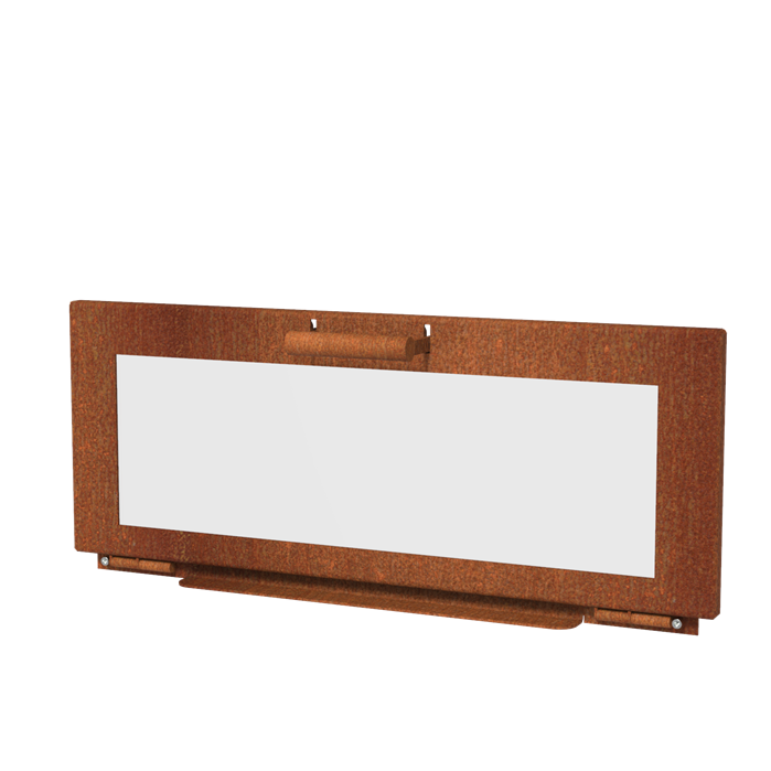 Enok haard corten deur 150x10x350 Enok haard corten deur 150x10x350
