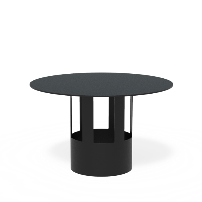 Rookkanaal regen kap gecoat 2x154x215 Rookkanaal regen kap gecoat 2x154x215