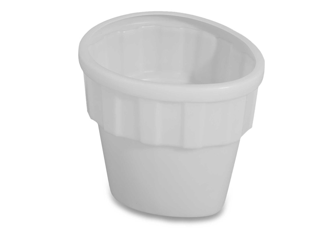 MiStorus Storus IV decoratieve inzetbak wit transparant 17 liter MiStorus Storus IV decoratieve inzetbak wit transparant 17 liter