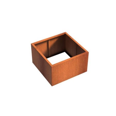 Andes zonder bodem 1000 x 1000 x 600 CorTen 2 mm Andes zonder bodem 1000 x 1000 x 600 CorTen 2 mm