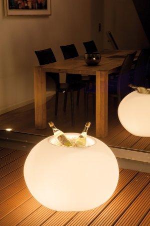 MiStorus Storus IV 75x69x49 cm wit transparant verlicht